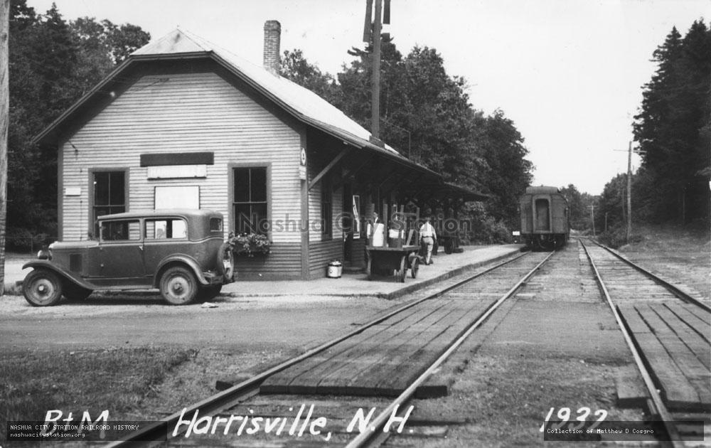 Postcard: Boston & Maine - Harrisville, New Hampshire - 1932